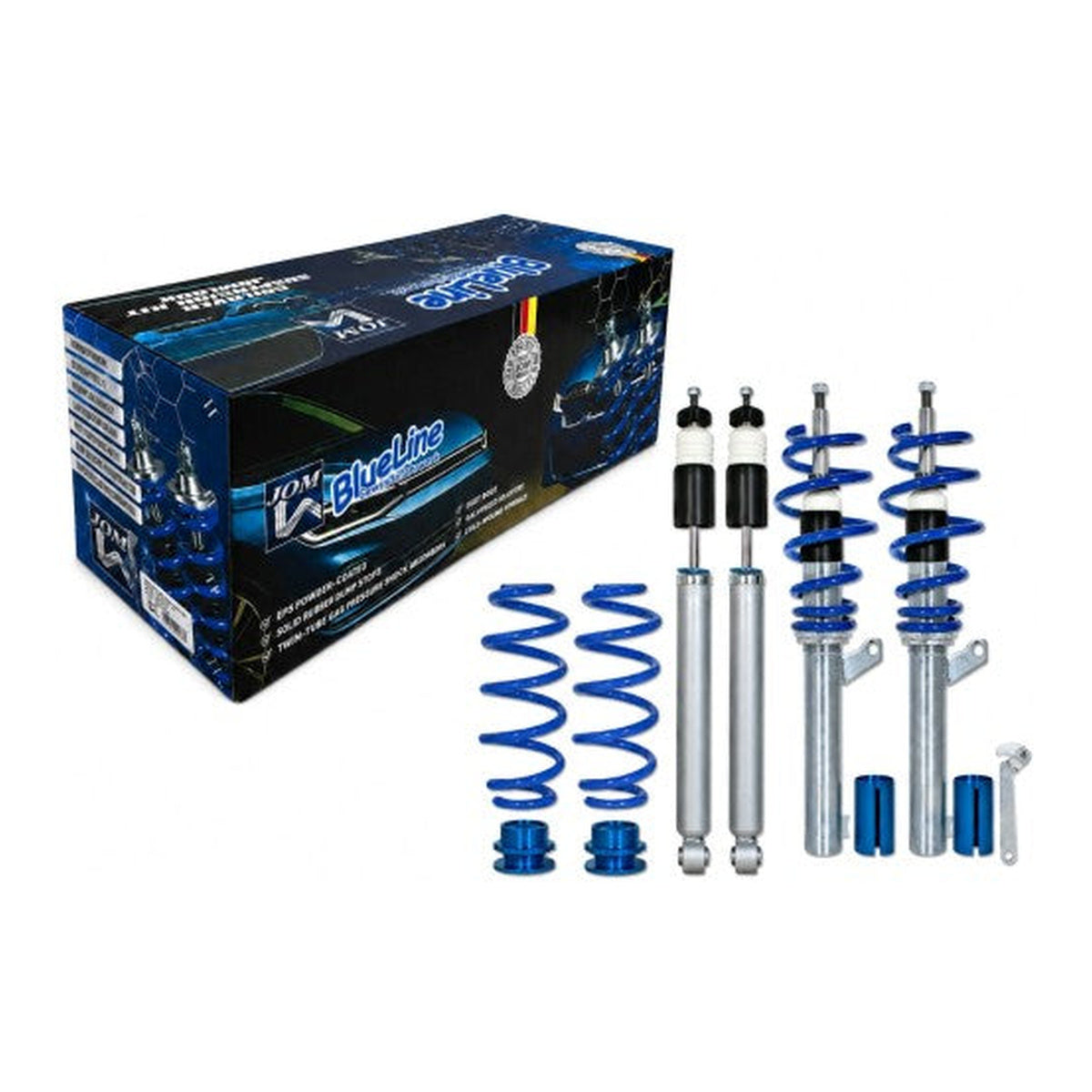 BlueLine Gewindefahrwerk passend für Golf 5 1K Baujahr 2003 - 2008 passend für VW Golf 5 1.4 / TSi, 1.6, 2.0, 2.0T / DSG, 1.9TDi