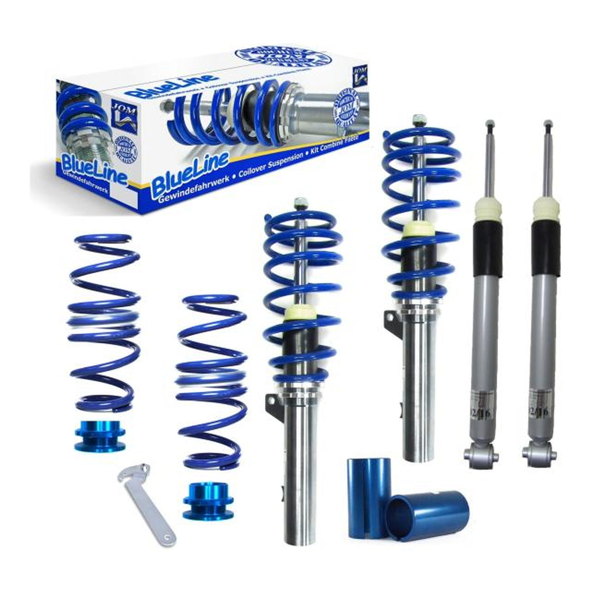 BlueLine Gewindefahrwerk passend für Golf 8 (CD) HA Mehrlenker Multilink passend für VW Golf 8 (CD) 1.0 TSI/ 1.2 TSI/ 1.5 TSI/ 1.5 TGI/ 2.0 TDI
