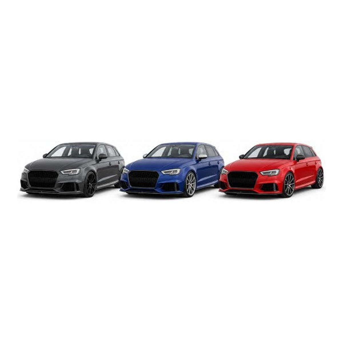 BlueLine Gewindefahrwerk HA Mehrlenker (Multilink) passend für Audi A3 (8V), S3, RS3 1.8 TFSI, 2.0 TFSI, 2.0 TFSI (S3), 2.5 TFSI (RS3), 1.6TDI, 2.0