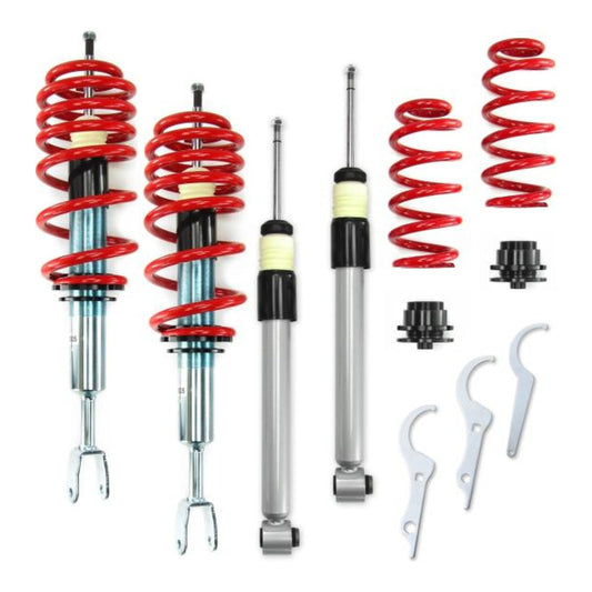 RedLine Gewindefahrwerk passend für Audi A4 B6 und B7 (8e) 1.6, 1.8T, 2.0, 2.0 FSI, 2.4, 3.0, 1.9TDI, 2.5TDI, außer Fahrzeuge mit Niveauregulierung