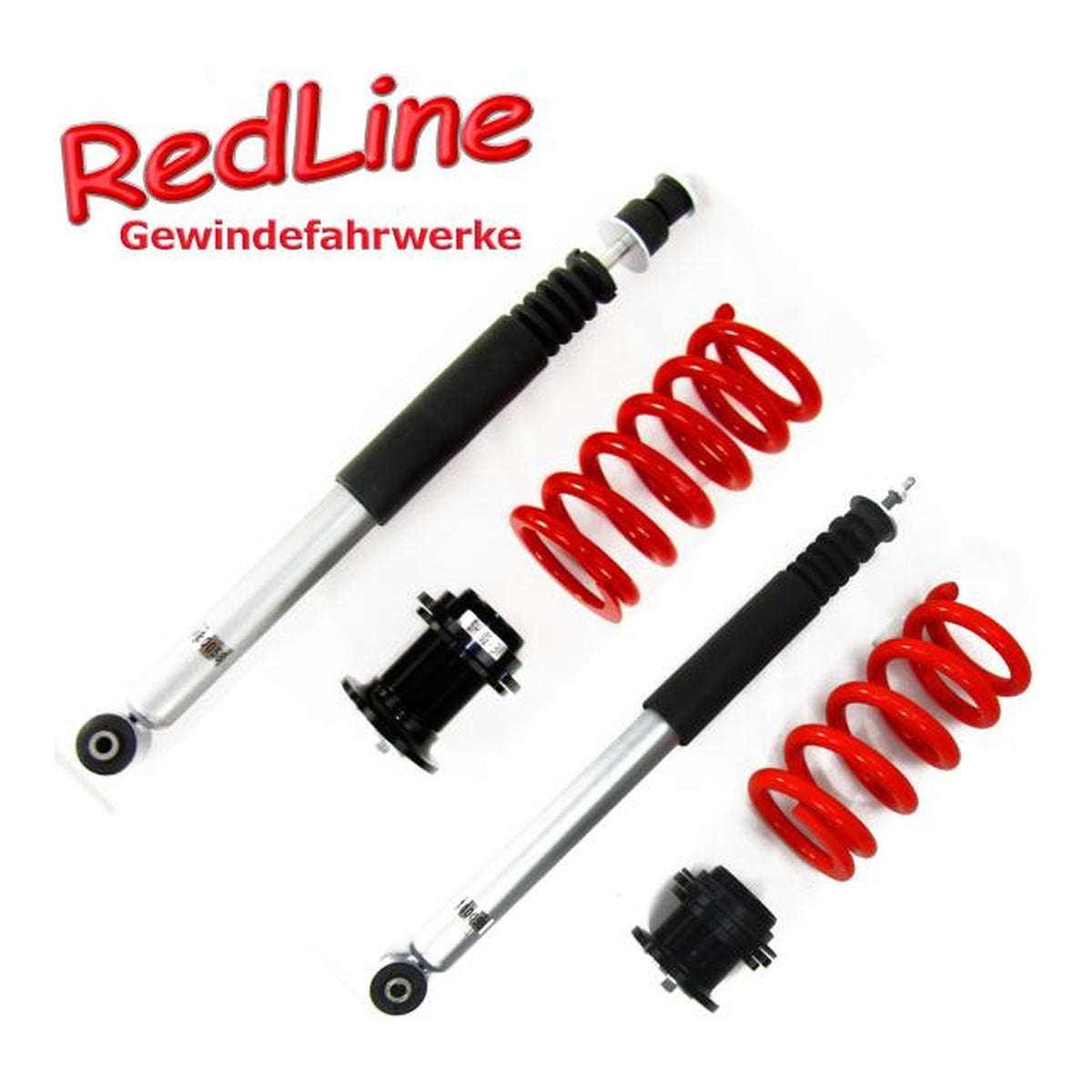 RedLine Gewindefahrwerk passend für Mercedes C-Klasse (W202) alle inkl. T-Model, 1993-2000, CLK (W208) alle inkl. Cabrio, 1997-2002, E-Klasse (W210)