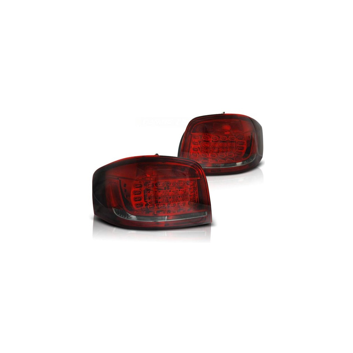 LED Rückleuchten passend für Audi A3 8P Facelift Bj. 08-12 Rot/Smoke