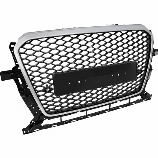 Sportgrill passend für Audi Q5 8R 2012–2016 – hochauflösende Perspektivansicht