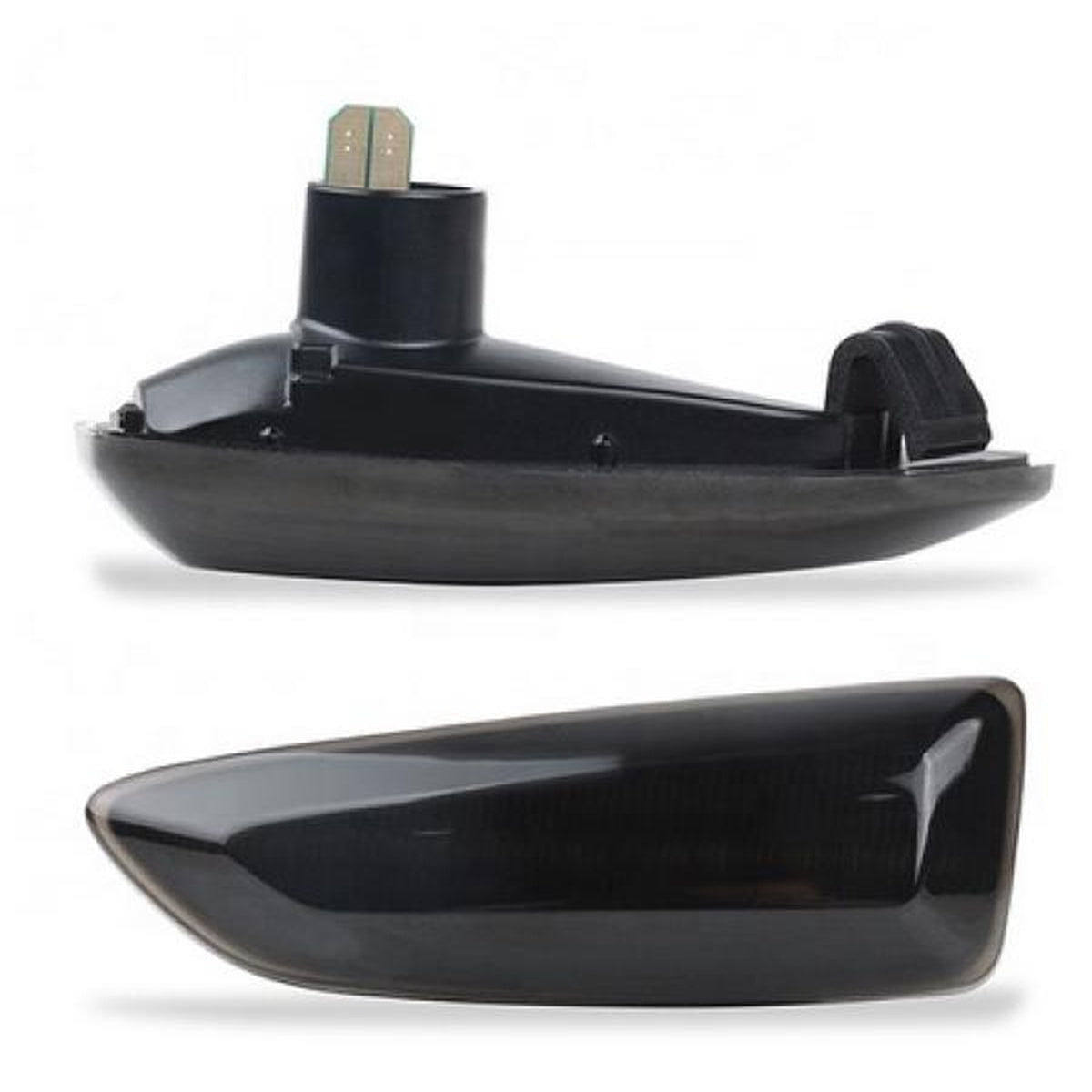 Clignotants latéraux LED noirs compatibles avec Astra J Zafira C Insignia B