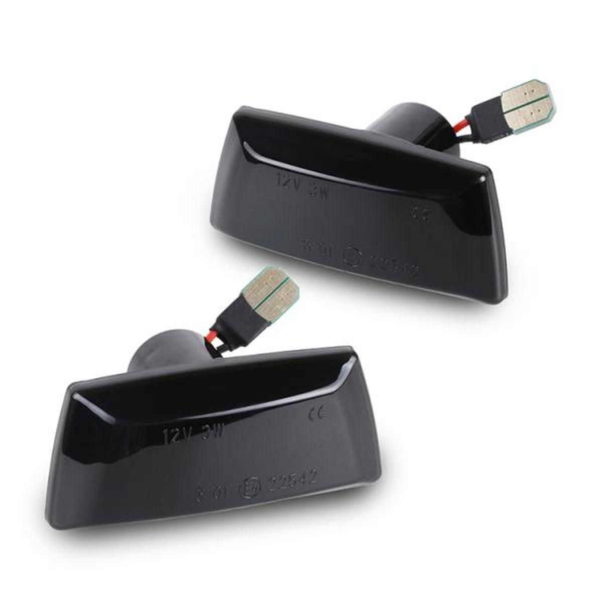 Led Seitenblinker schwarz kompatibel passend für OPEL Adam Astra H J GTC Cascada Corsa D E