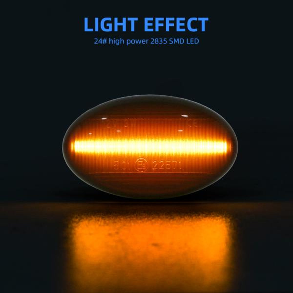 Clignotants latéraux LED Smart W450 & W452, Classe A W168, Citan W415, Vito W639, Vito W447