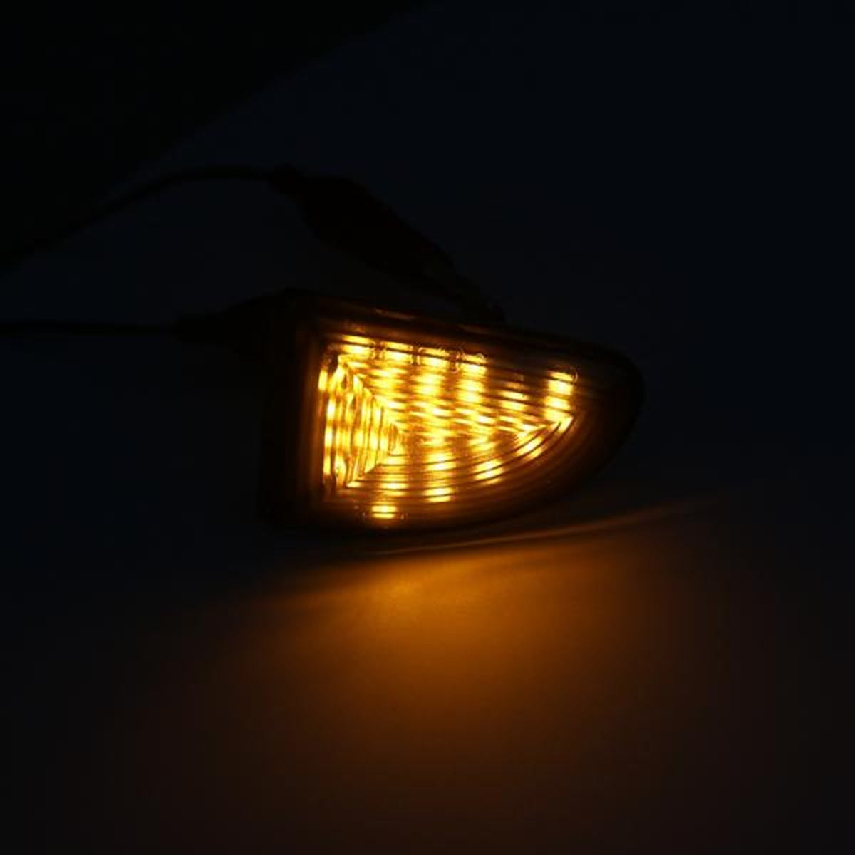 Led Seitenblinker kompatibel passend für Smart Fortwo A451 C451 | Cabrio & Coupe Schwarz