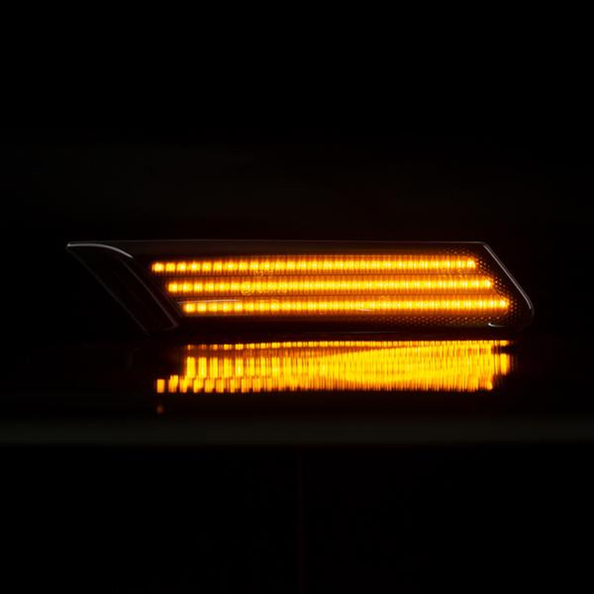 LED Seitenblinker Black Schwarz Kompatibel passend für Porsche 911 997 Boxster 987 Cayman 987c