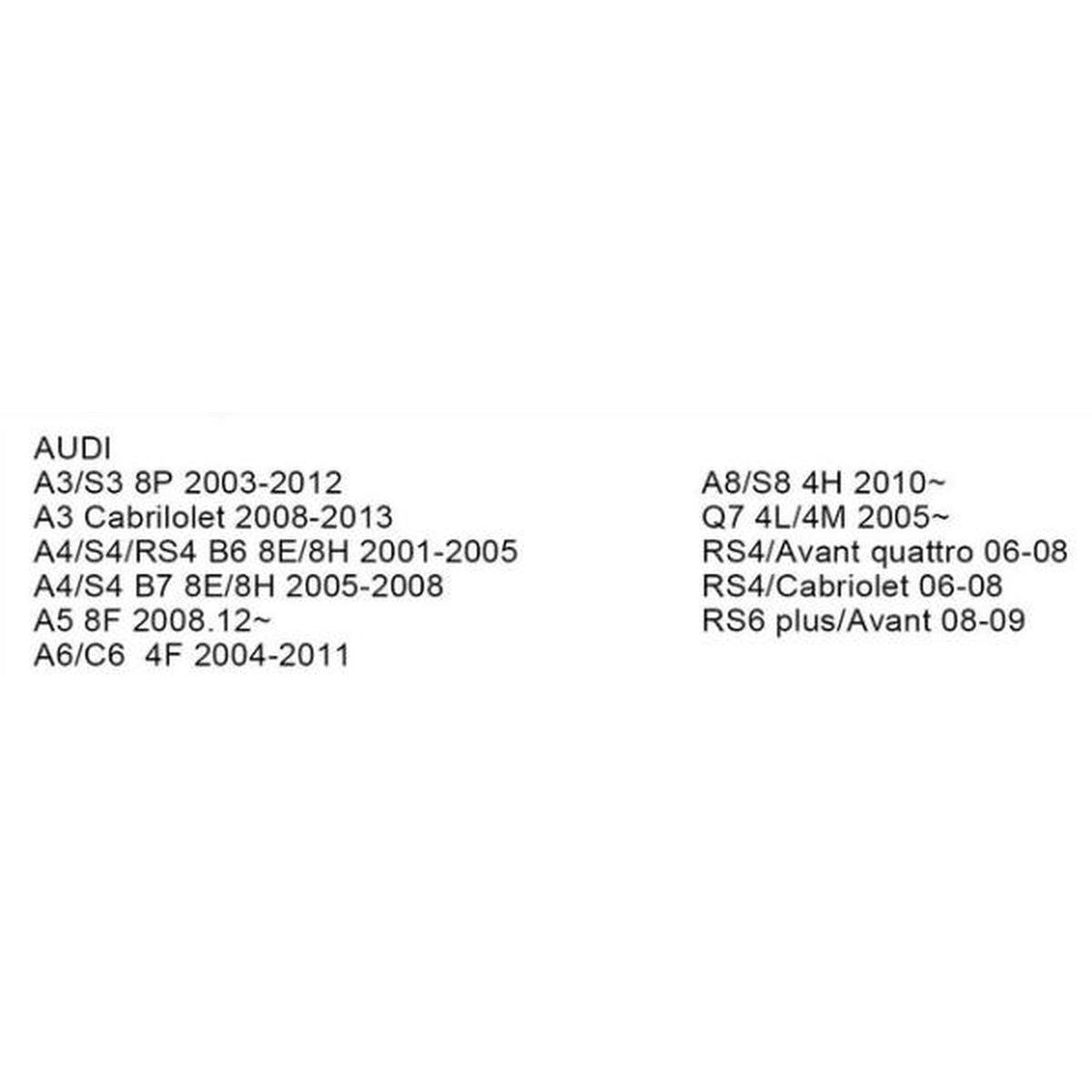 LED Kennzeichenbeleuchtung passend für AUDI A4 B6 B7 Limousine Cabrio Avant