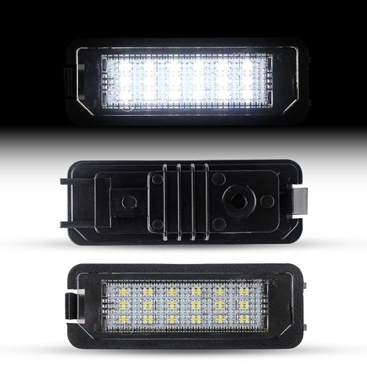 LED Kennzeichenbeleuchtung passend für VW Golf 4, 5, 6, 7 Limo + Cabrio