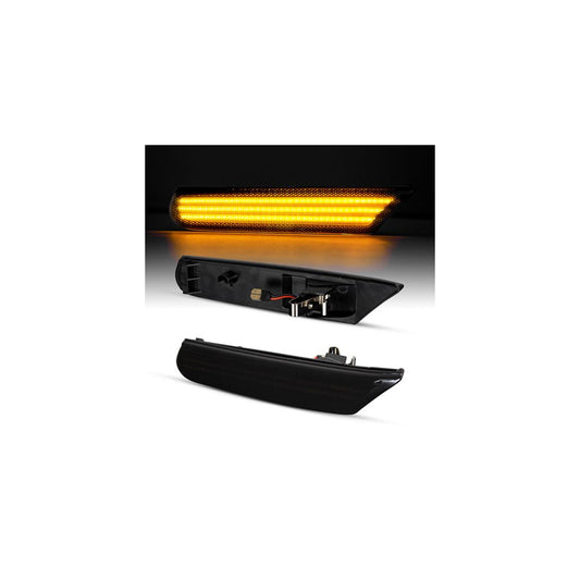 LED Seitenblinker Schwarz Kompatibel passend für Porsche 911 996 + Boxster 986 97-05