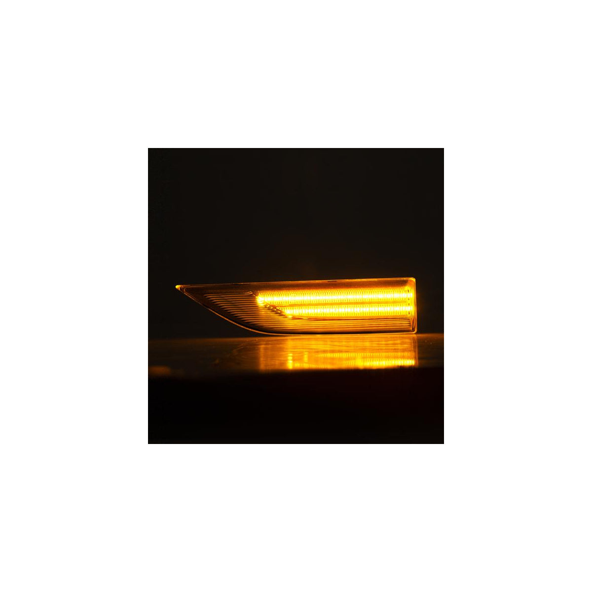 Clignotants latéraux LED transparents compatibles avec VW T6 Transporter Bulli