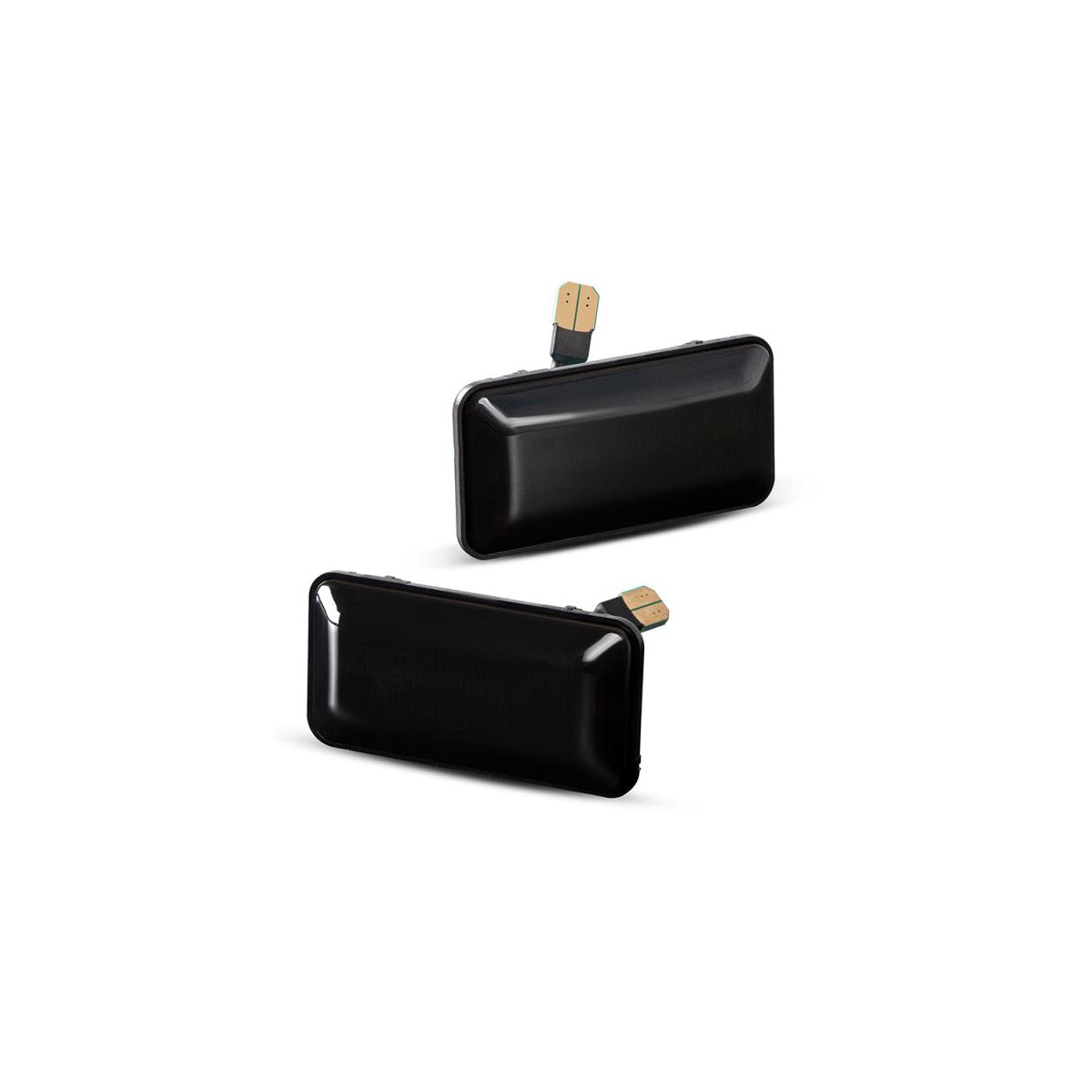 CLIGNOTANTS LATÉRAUX À LED noirs compatibles avec VW GOLF 3 VENTO PASSAT + SEAT IBIZA