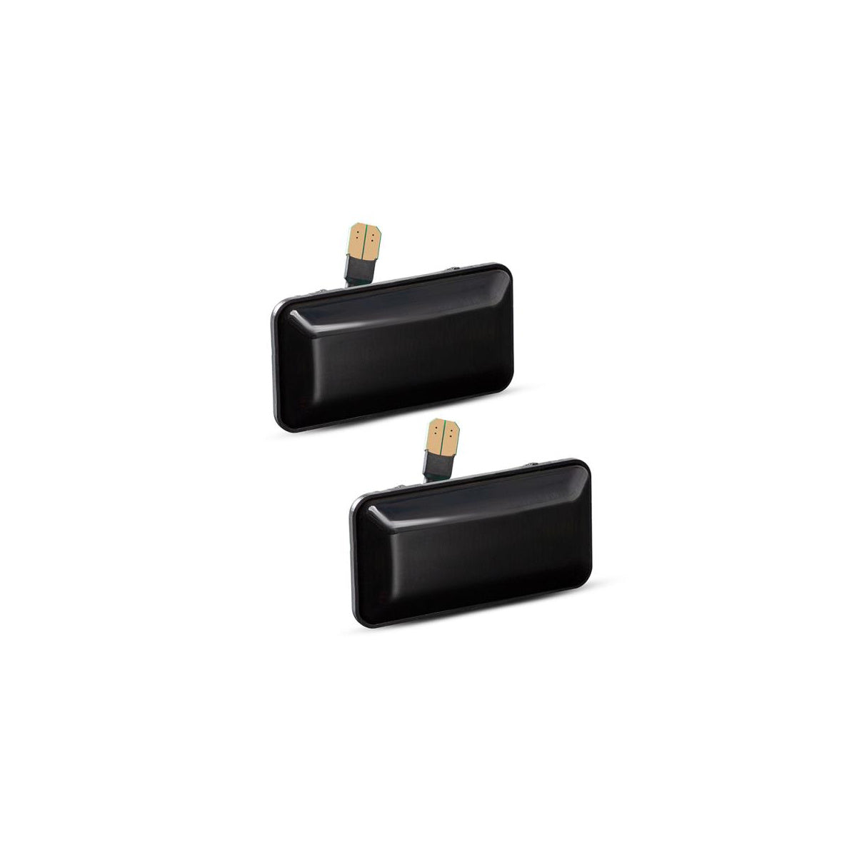 CLIGNOTANTS LATÉRAUX À LED noirs compatibles avec VW GOLF 3 VENTO PASSAT + SEAT IBIZA