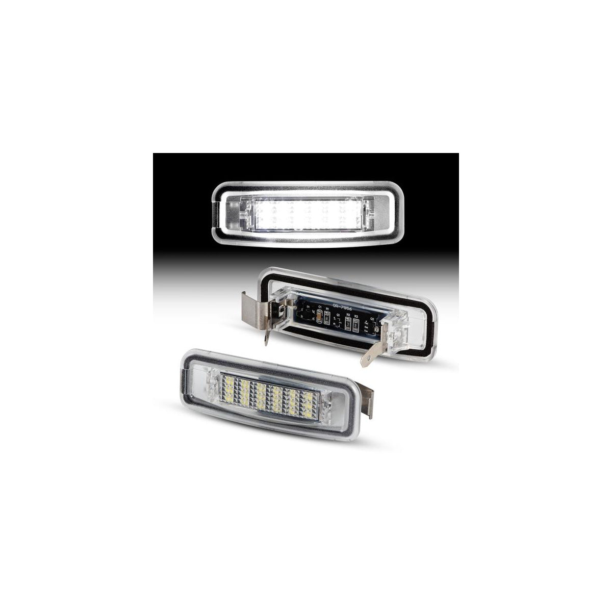 Éclairage de plaque d'immatriculation LED compatible avec Ford Focus MK1 1998-2005