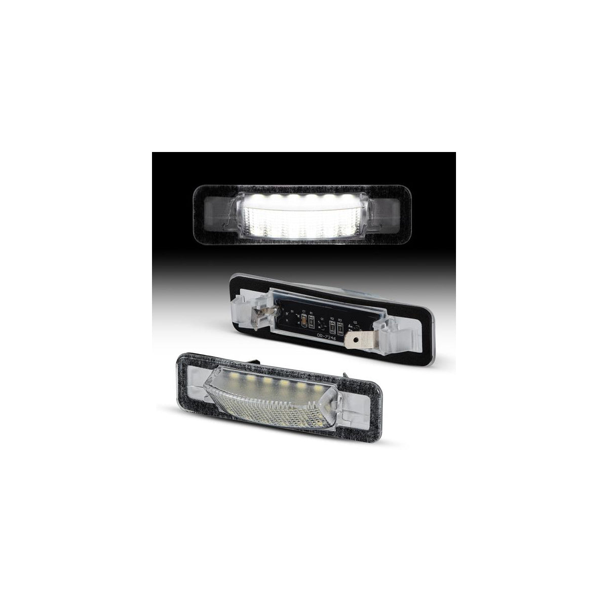 LED Kennzeichenbeleuchtung passend für Mercedes CLK | C208 A208 | BJ 1997-2003 für Mercedes SLK | R170 | BJ 1996-2000