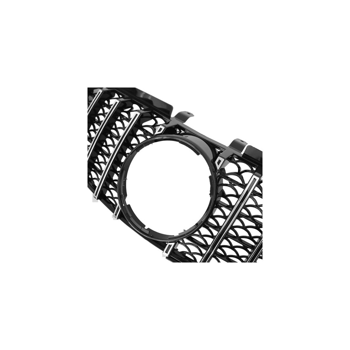 Sport Kühlergrill Black Chrom passend für Mercedes M Klasse ML W164 05-08