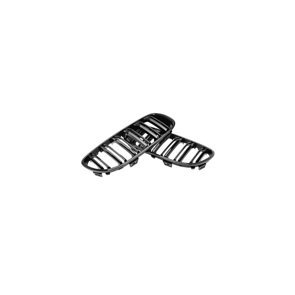 LLCTOOLS Calandre sport à double barre brillant compatible avec BMW Série 3 E92 E93 10-13