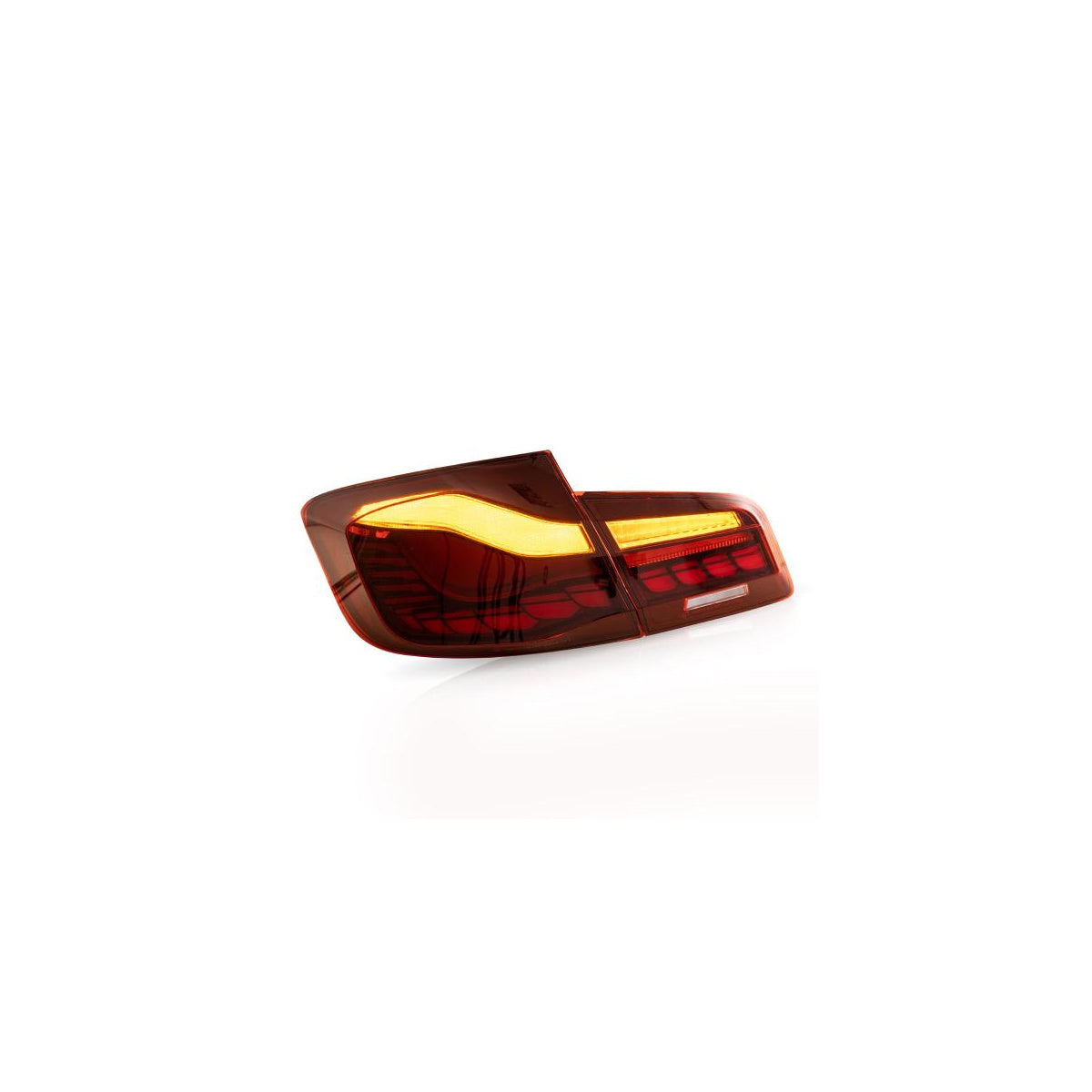 Voll LED Rückleuchten passend für BMW F10 Limousine 2010-2016 Rot in OLED Technik