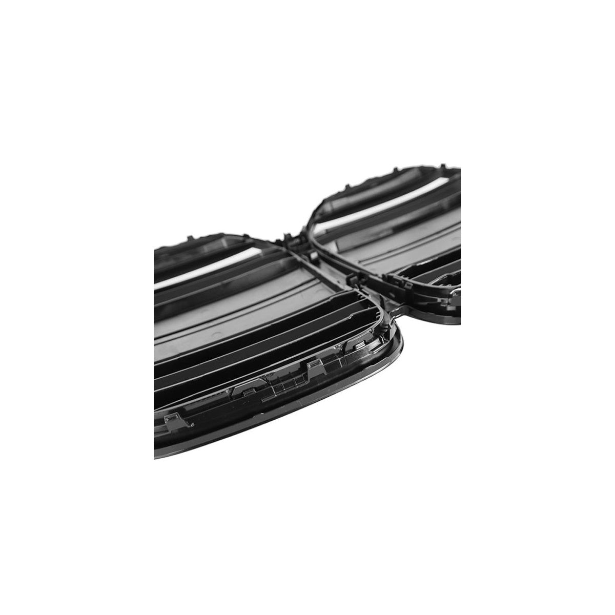 Sport GRILL Kühlergrill Schwarz Glanz passend für BMW 4ER G22 G23 DOPPELSTEG Glanz