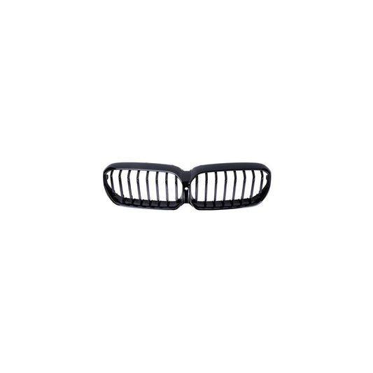 SPORT KÜHLERGRILL passend für BMW 5ER G30 G31 LCI GLANZ SCHWARZ EINRIPPE