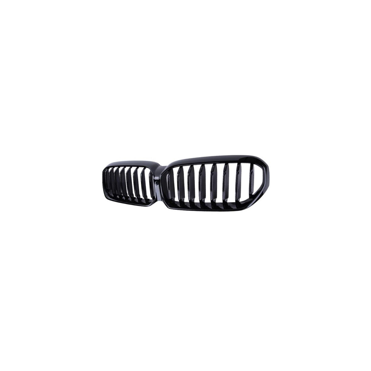 SPORT KÜHLERGRILL passend für BMW 5ER G30 G31 LCI GLANZ SCHWARZ EINRIPPE