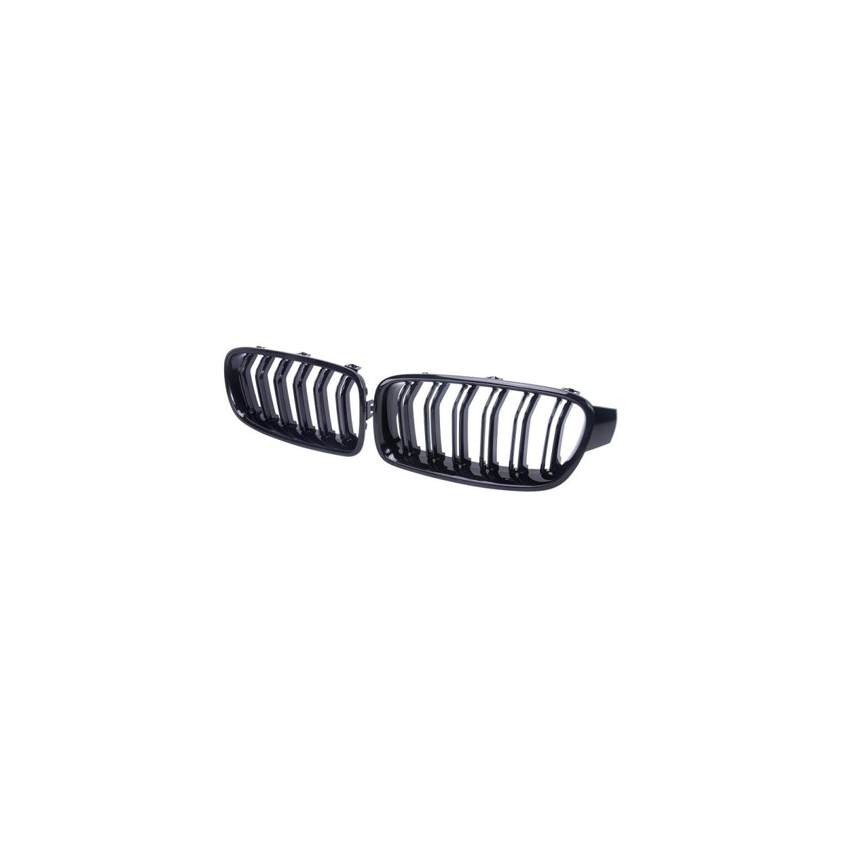 Calandre sport double barrette Performance noir brillant compatible avec BMW Série 3 F30 F31 11-19