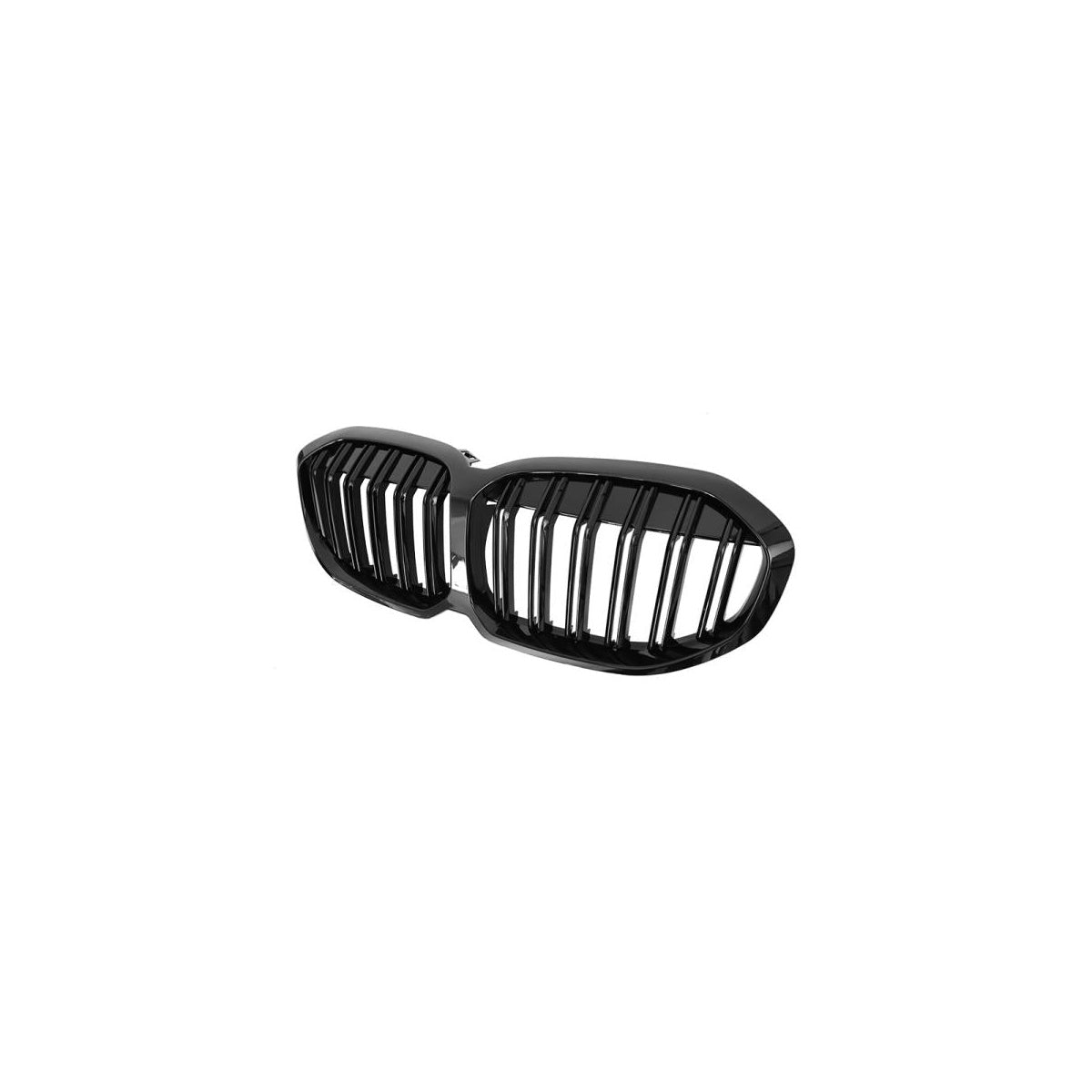 Sport Doppelsteg Kühlergrill hochglanz schwarz glanz für alle passend für BMW 1er F40