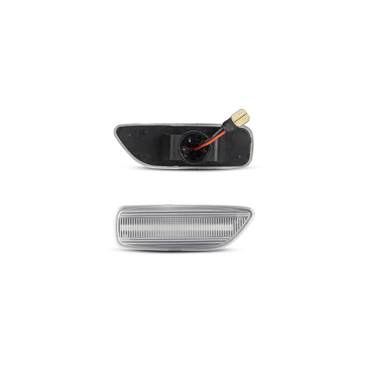CLIGNOTANTS LATÉRAUX À LED compatibles avec VOLVO S60 | S80 | V70 | XC70 | XC90 | VERRE TRANSPARENT