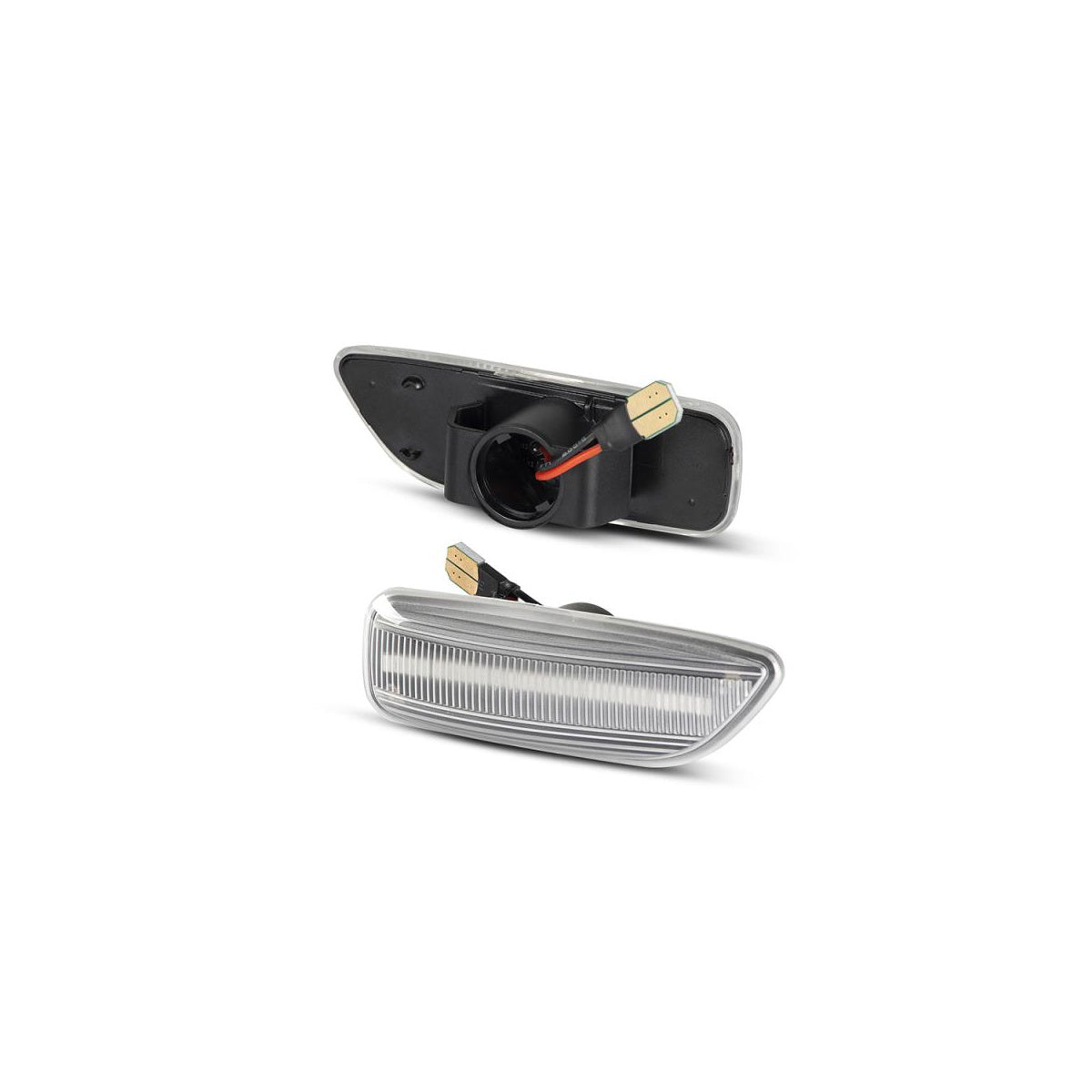 CLIGNOTANTS LATÉRAUX À LED compatibles avec VOLVO S60 | S80 | V70 | XC70 | XC90 | VERRE TRANSPARENT