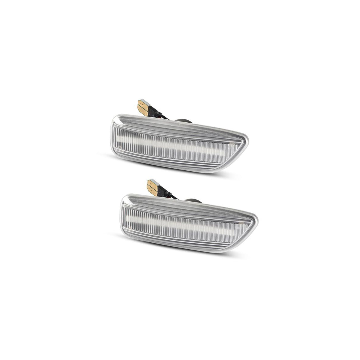 CLIGNOTANTS LATÉRAUX À LED compatibles avec VOLVO S60 | S80 | V70 | XC70 | XC90 | VERRE TRANSPARENT