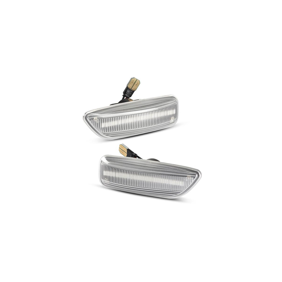 CLIGNOTANTS LATÉRAUX À LED compatibles avec VOLVO S60 | S80 | V70 | XC70 | XC90 | VERRE TRANSPARENT