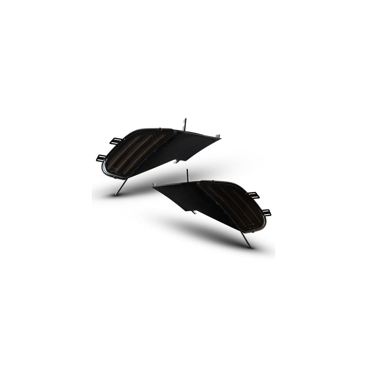 Clignotants latéraux LED compatibles avec Porsche Cayenne 9PA jusqu'à 01/2007 FUMÉ