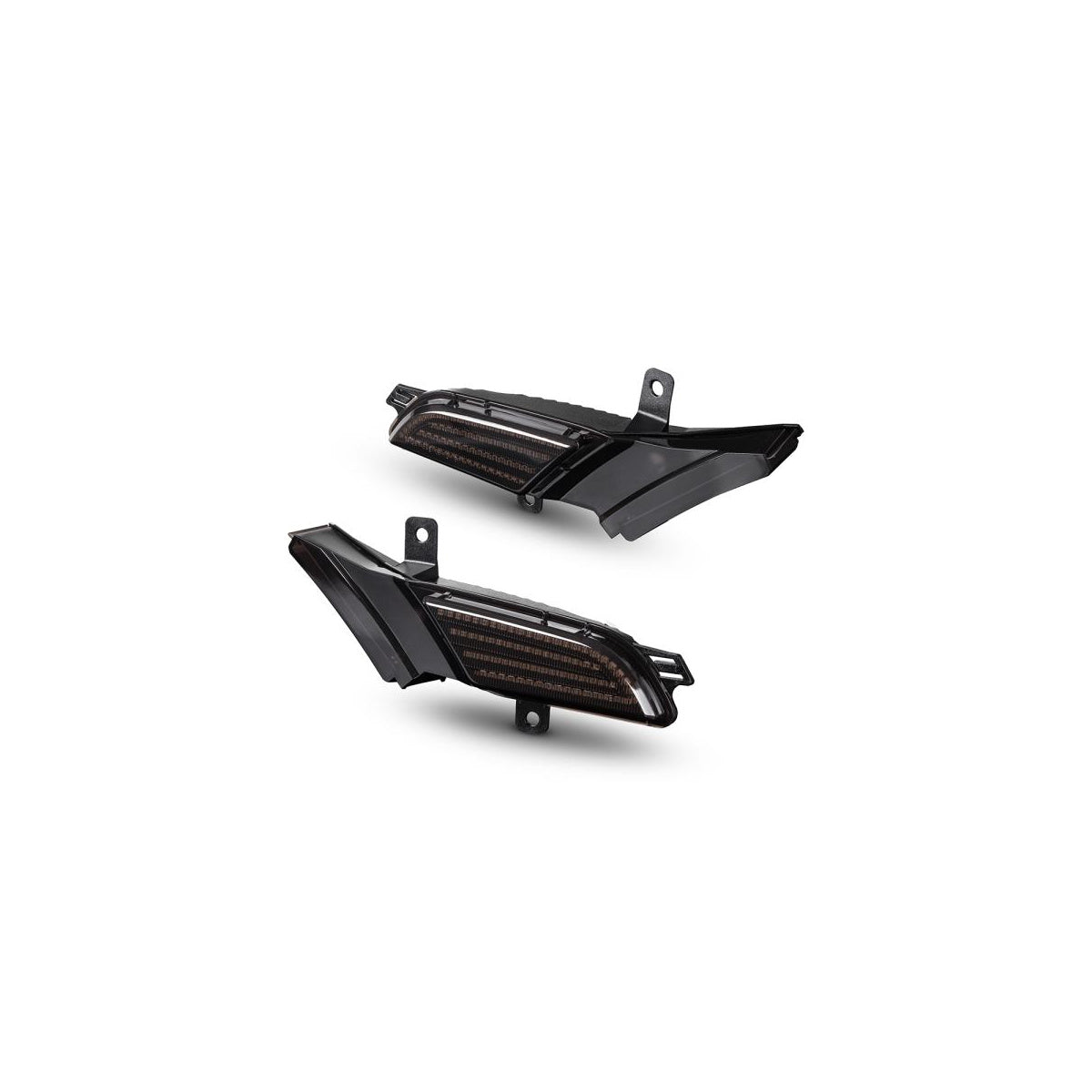 Clignotants latéraux LED compatibles avec Porsche Cayenne 9PA, année 02/2007-2010, FUMÉ