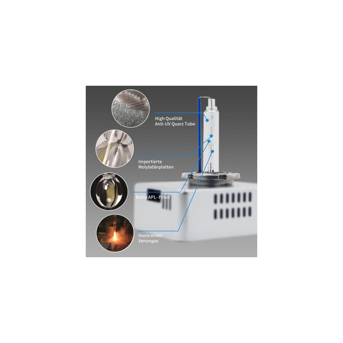 Ampoules xénon D5S 8000K pour phares