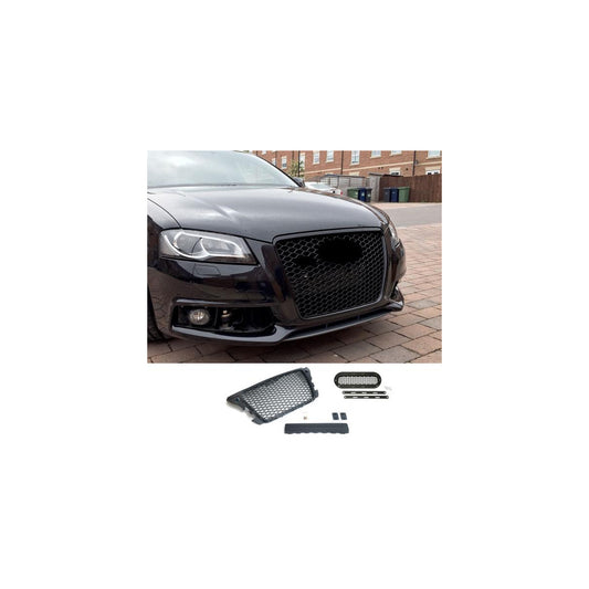 Sportgrill Frontgrill Kühlergrill Wabengrill passend für Audi A3 8P Grill ohne PDC 08-13