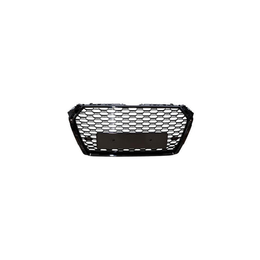 Sportgrill Frontgrill Kühlergrill Wabengrill passend für Audi A4 B9 Grill ohne Emblem ab 16- Schwarz Glanz