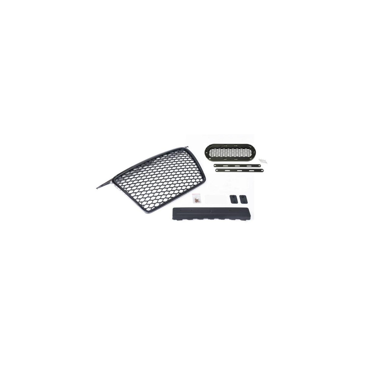 Sportgrill Frontgrill Kühlergrill Wabengrill passend für Audi A3 8P Grill mit Emblemhalter 05-08