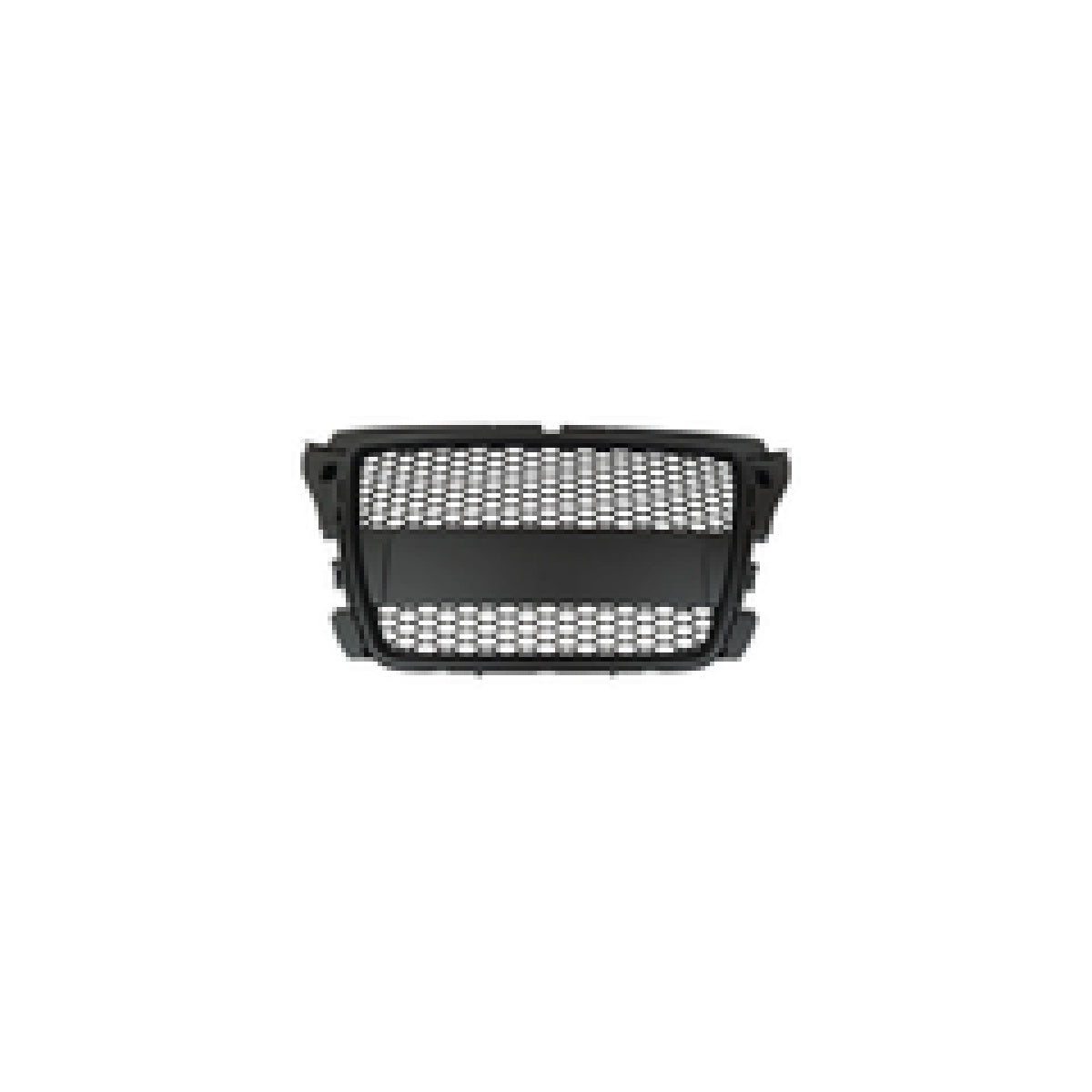 Sportgrill Frontgrill Kühlergrill Wabengrill passend für Audi A3 8P Grill ohne PDC 08-13 Schwarz Matt