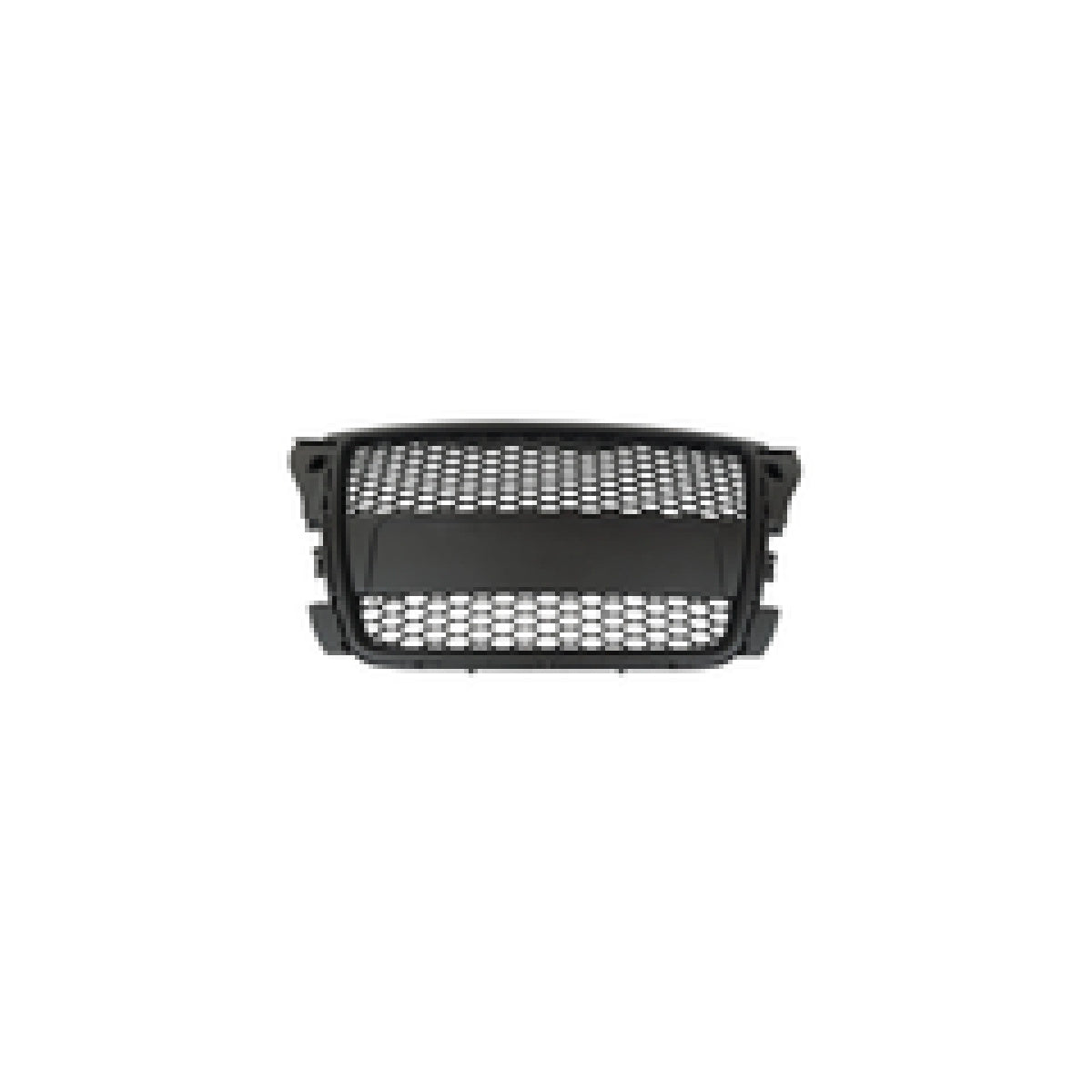 Sportgrill Frontgrill Kühlergrill Wabengrill passend für Audi A3 8P Grill ohne PDC 08-13 Schwarz Matt