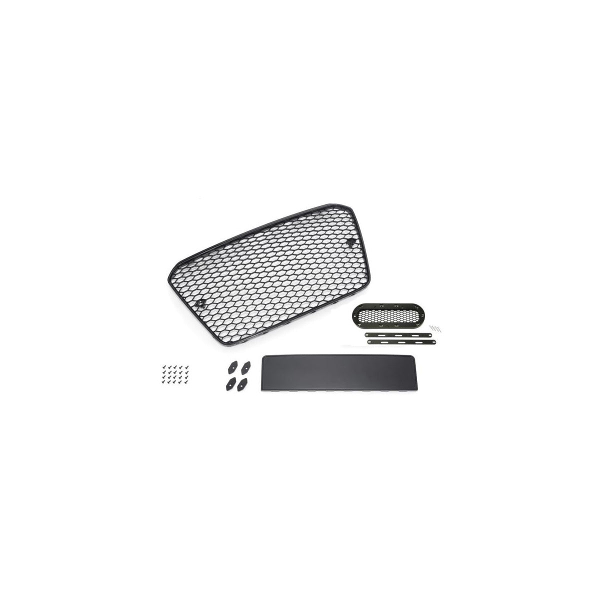 Sportgrill Frontgrill Kühlergrill Wabengrill passend für Audi A5 S5 12-16 Wabengrill mit Emblemhalter