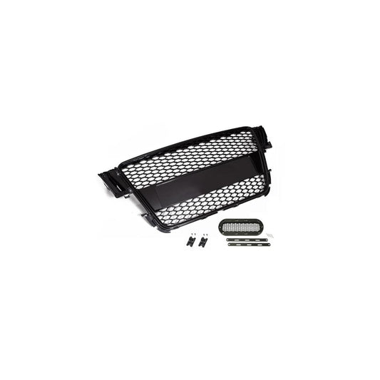 Sportgrill Frontgrill Kühlergrill Wabengrill passend für Audi A5 S5 Waben-Grill ohne Emblem 07-11 Typ B8 mit Emblemhalter