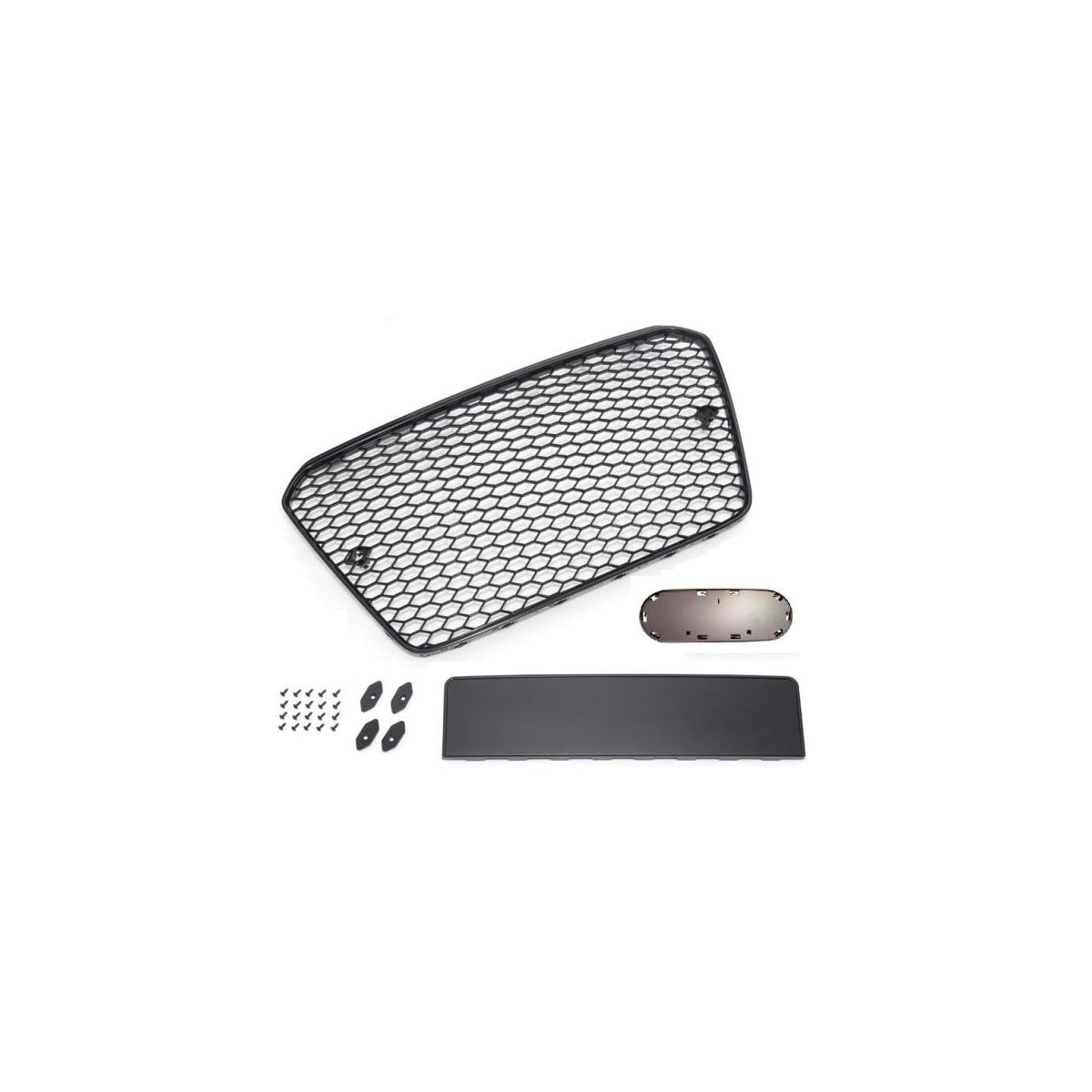 Sportgrill Frontgrill Kühlergrill passend für Audi A5 S5 12-16 Wabengrill mit Emblemhalter
