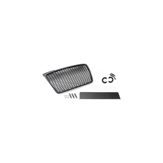 Frontgrill Sport schwarz mit Kennzeichenhalter passend für den Audi A4, B7