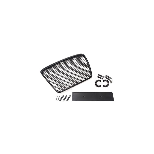 Frontgrill Sport schwarz mit Kennzeichenhalter passend für Audi A6 4F Vor-Facelift