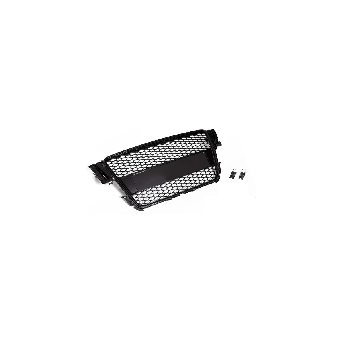 Frontgrill Sport schwarz mit Kennzeichenhalter passend für Audi A5 8T B8 2007-2011