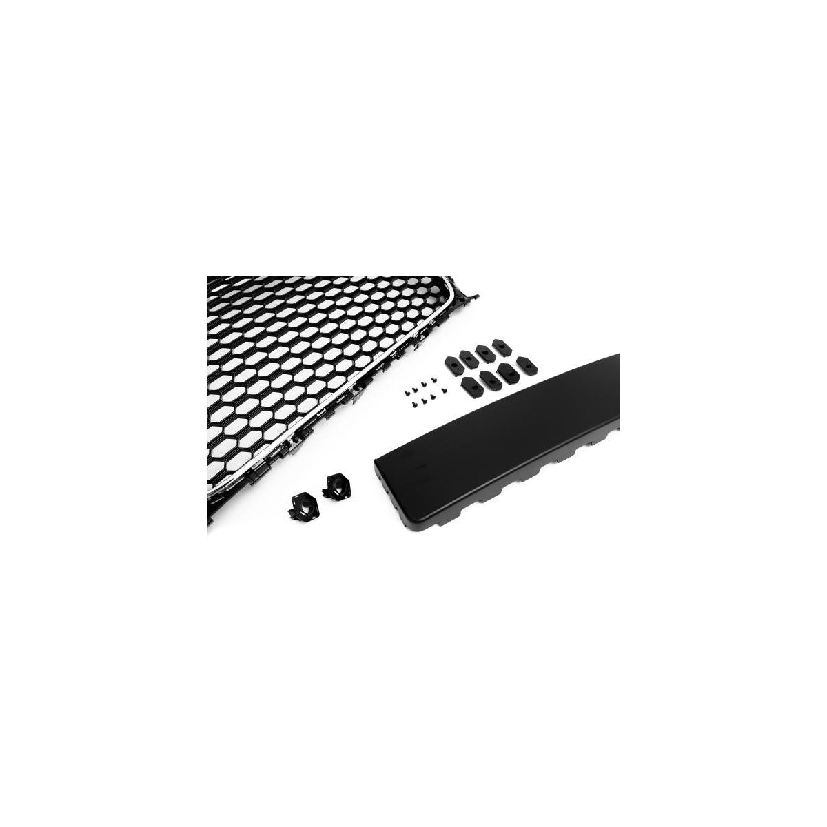 Frontgrill Sport mit Chromrahmen mit Kennzeichenhalter passend für Audi A3 8V 12-16