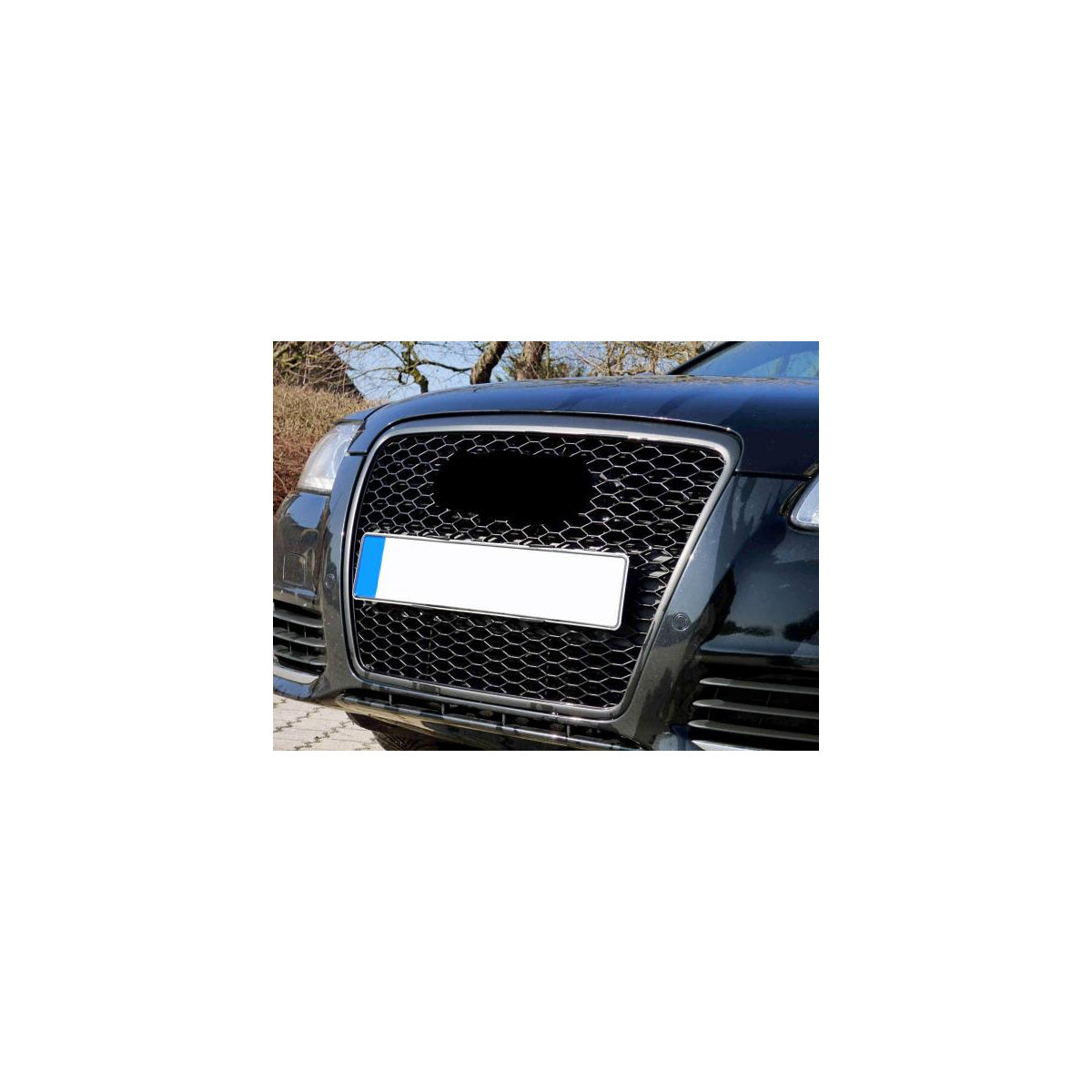 Calandre compatible avec Audi A6 4F Facelift grille en nid d'abeille calandre avant mesh