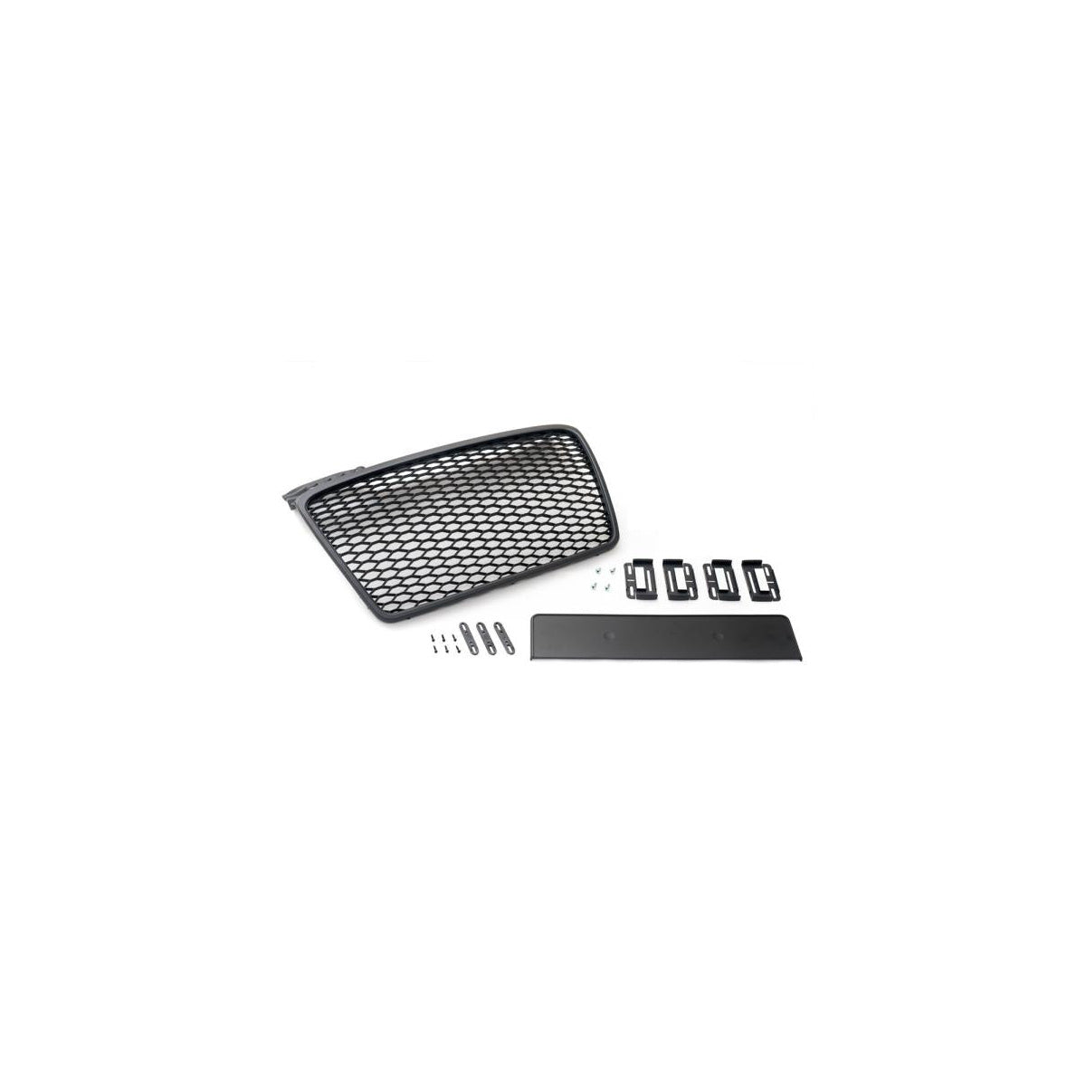 Sportgrill Frontgrill Kühlergrill Wabengrill passend für Audi A4 B7 04-09 Waben Grill Kühlergrill Front Grill + Simple Fix