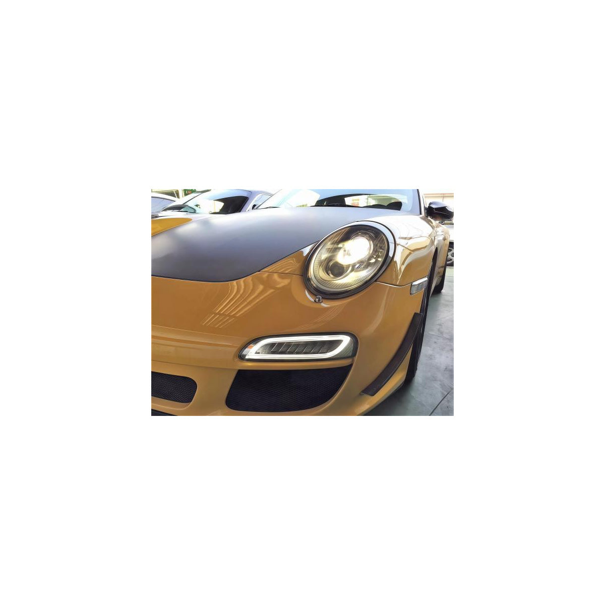 passend für Porsche 997 911 09- LED Frontblinker Blinker LED Tagfahrlichtleiste Klarglas